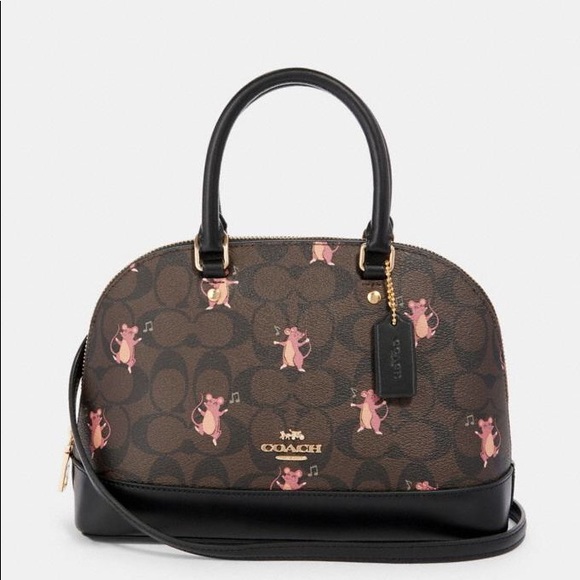 coach mini sierra embossed